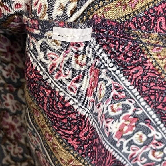 Natural Life Ansley Floral Empire Waist Front Button Tunic Shirt Dress Size M - Picture 3 of 6